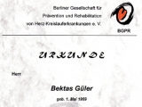 Herzgruppenleiter, Urkunde, 2004